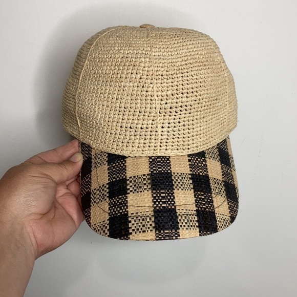Jaden Rael Madagascar‎ 100% Raffia hat size medium main image 4